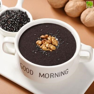 黑芝麻核桃桑葚黑豆粉即食代餐粥营养早餐食品黑芝