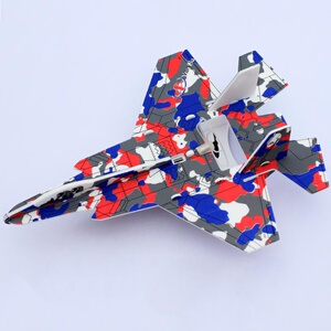 2222户外电动手抛航模充电泡沫纸飞机滑翔机鲁班x鸟会飞儿童p小a.