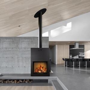 圣罗曼壁炉真火木柴家用燃木取暖器嵌入别墅客厅欧式室内烧柴火炉