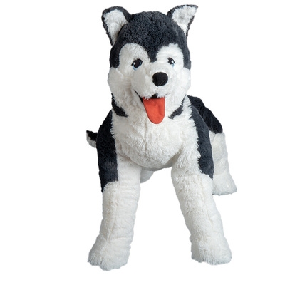 22里夫利哈士h奇毛绒玩具大狗狗公仔二哈仿真雪橇犬可爱