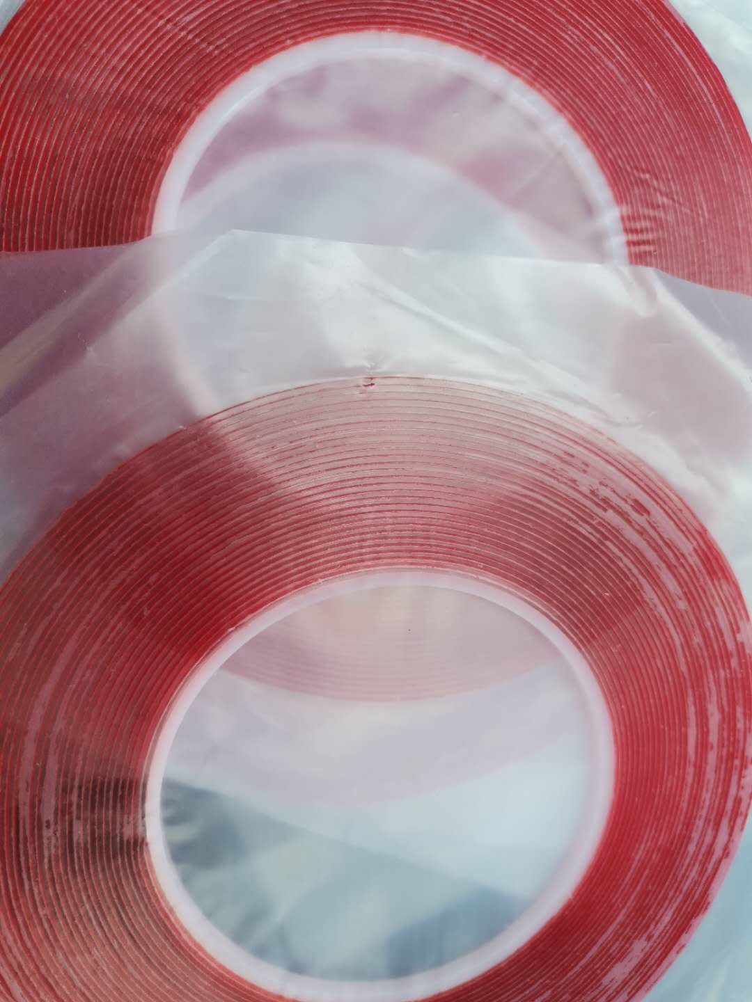 极简门胶条卡5厘钢化c玻璃亚克力夹胶围边条透明封边双面胶带卡槽