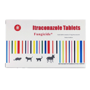 肤曲康片伊曲康唑猫宠物猫藓猫癣狗真菌皮肤病治疗专用药六粒挫