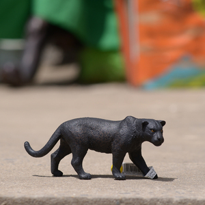 正版德国品牌黑豹14774黑色美洲豹猎豹子模型玩具儿童认知摆件