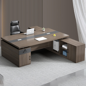 老板办公桌双人面对面电脑桌简约现代财务办公桌职员办公桌椅组合