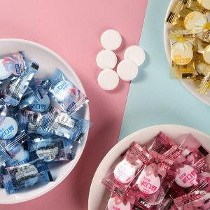 益口冰口香糖清新口气冰凉薄荷糖糖果接吻糖散装迎