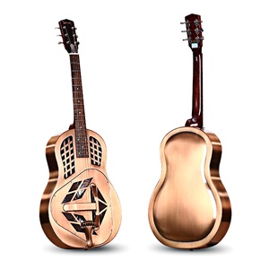 jonathan包邮共鸣器民谣吉他手工红铜布鲁斯金属电声乐器40寸1956