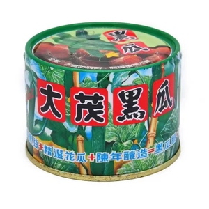满3罐包邮台湾进口大茂黑瓜170g经典罐头食品下饭菜酱菜全素即食