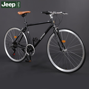捷安特邦威吉普jeep车自行车6速变速平把复古跑车青年男女成人学
