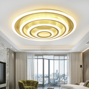 客厅灯简约现代家用高档大气客厅大灯卧室灯圆形led圆顶吸顶灯具
