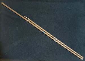 益善唐稀少老物件 纯铜手工制作 五节棍老尺 一米