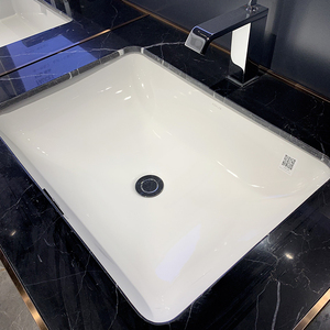 科勒台下盆k-2949t-0拂朗长方形嵌入式22寸台盆洗脸盆洗手浴室盆