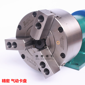 车床主轴带气动卡盘全自动数控三爪动力头160自动化焊接头仪表.