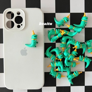 散货 小恐龙diy手工奶油胶滴胶手机壳配件玩具公仔过家家玩具摆件