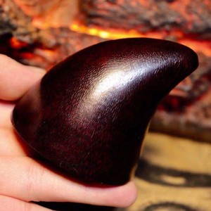 保真天然整角办公室文玩摆件养生手把件家居纹理清晰牛角摆件