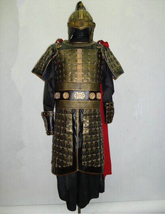 古代三国赵云张飞关羽岳飞元帅盔甲真人可穿将军盔甲战甲服装租赁