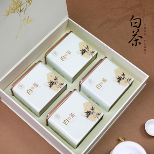 高档白茶茶叶礼盒装空盒一斤装安吉特产白茶包装盒空礼品盒可定制