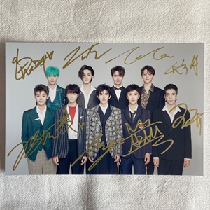 ninepercent蔡徐坤陈立农范丞丞朱正廷林彦俊小鬼王子异亲笔签名