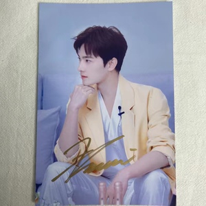 杨洋亲笔签名宣传照片6寸非印刷生日礼物送同学送朋友