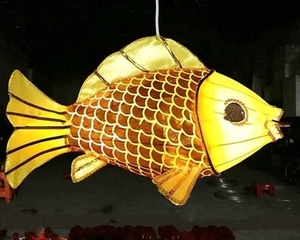 鱼灯笼鲤鱼灯   舞蹈道具   花节日游行舞鱼灯 彩灯花灯 手举鲤鱼