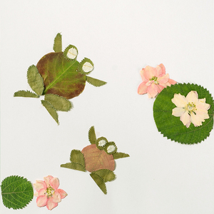 树叶手工贴画成品小学生幼儿园儿童diy材料包真创意动物植物标本