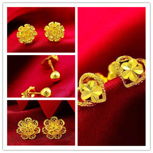 老凤祥黄金耳圈