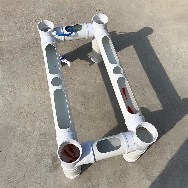 角幼儿园家用网红种植植物管道水管式pvc阳台架茶几养花养鱼客厅