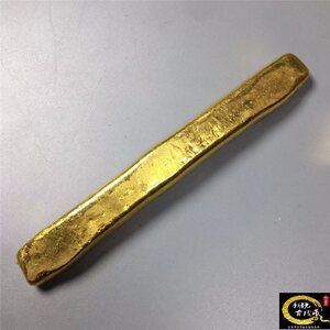 如意古玩收藏小黄鱼古代金条钱币金宝复古金块金砖黄铜鎏金招财