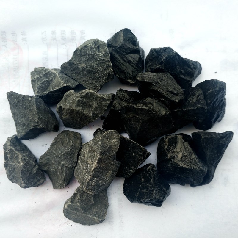 黑石y子水洗石日式庭院枯山水黑色小石子碎石深灰洗米石青石头.
