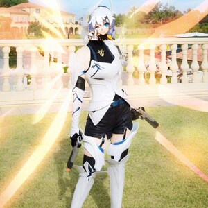 琪亚娜白骑士月光崩坏三可穿戴盔甲手工eva模型道具cos服装