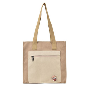 休闲包帆布有拉链