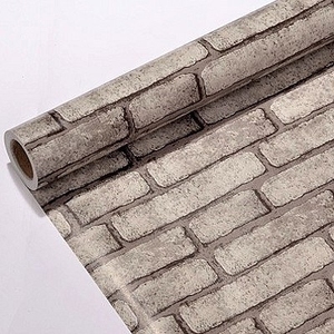 砖纹防水pvc自粘墙纸饭店餐馆墙围贴纸学生宿舍床围贴砖块贴10.