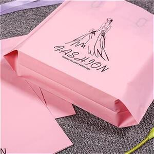 新品化品袋礼妆品包装ur袋女装手提加厚p塑料rt袋时装巴黎袋子