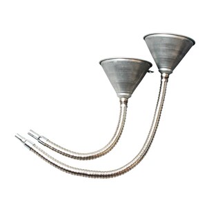 奢华摩托车铁柴万向m漏斗加汽油a制油机油玻璃水滤曲带弯网油高档