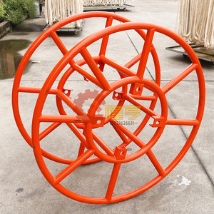 钢丝绕线盘防扭钢丝绳张力机放线盘电力光缆放线器放线支架