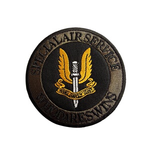 英国绣22特别空勤团sas军迷徽刺章第魔术贴章臂t章pvc胶皮户外