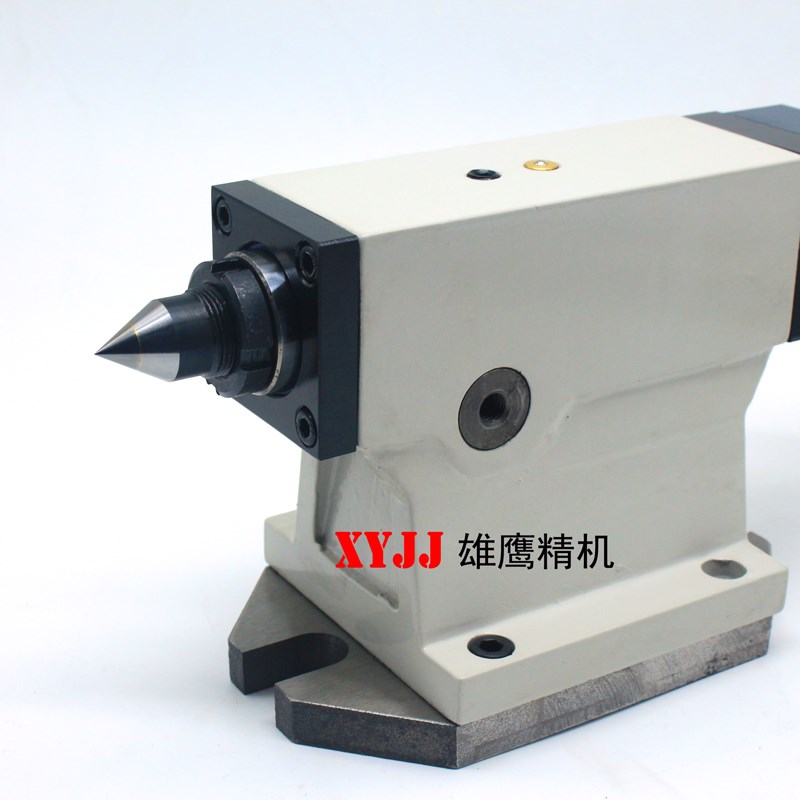 气动车床尾座加工中心四轴数控分度头顶针机床液压自动diy总成125
