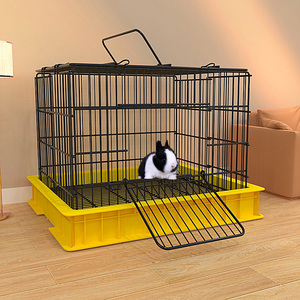 兔笼防喷尿大号兔子窝笼子荷兰猪豚鼠笼自动清粪宠物专用室内家用