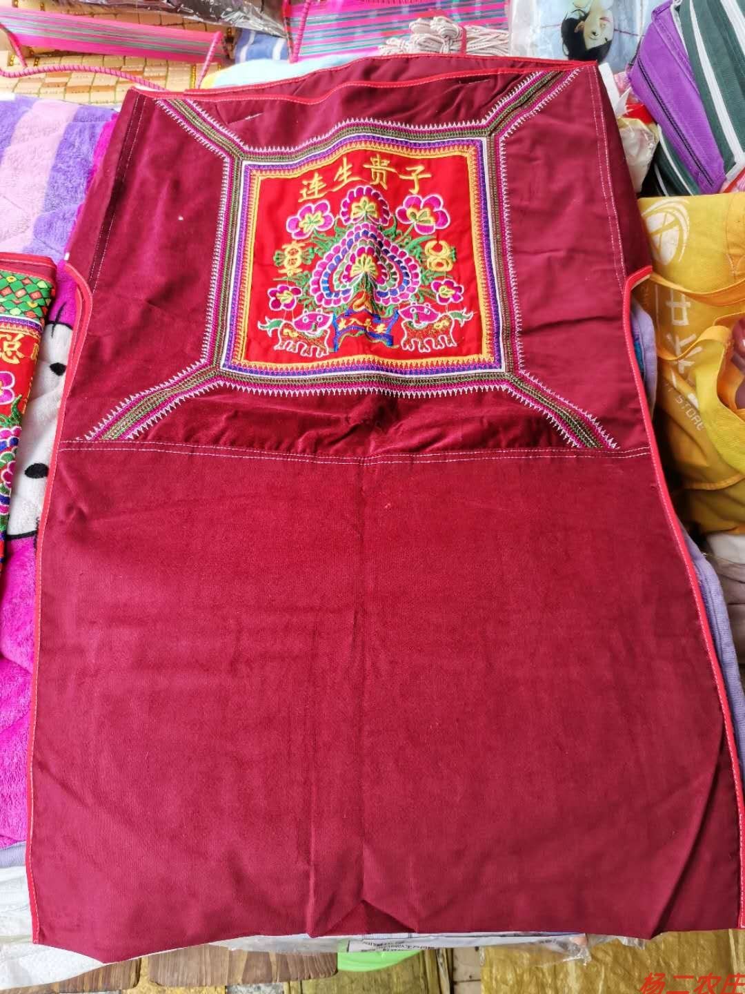 2021耐a用老式广西婴儿宝宝刺绣背带四季通用安全传统小孩浦北v