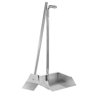 新款4不锈钢簸箕k单个箕铲箕畚子撮子加厚铁畚斗家用垃圾铲灰斗.