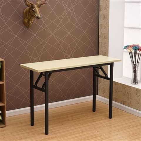 简易拆叠桌长方桌长方形圻叠桌家用长方形餐桌存折叠枱桌餐厅木