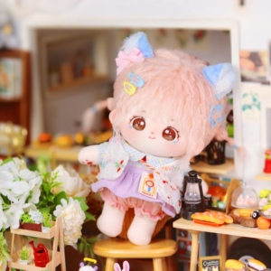 现货20cm厘米棉花娃娃糖糖可爱不含衣服无属性玩偶公仔裸娃