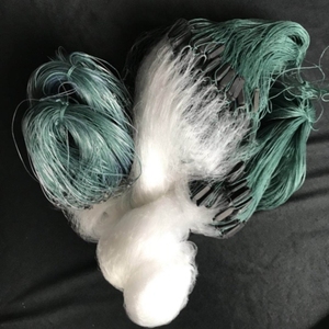 网3一指指挂指渔网鱼网网沾沉网网25一层粘指浮子半丝网单层鲫鱼