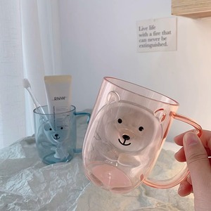 小熊儿童刷牙杯创意卡通可爱宝宝牙缸家用简约漱口杯塑料洗漱杯子