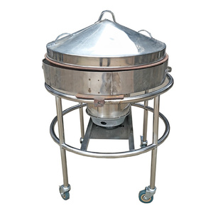 爆款通康烤馍米发糕蒸烤一体机小吃设备商用燃d气锅巴馒头锅贴饼