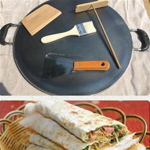 做煎饼果子的工具家用铁板烧饼锅煎蛋山东摊煎饼多功能新手杂粮.