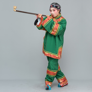 新款演出老太中老a年戏曲古装媒婆衣服奶奶老婆广场秧歌地主婆媒