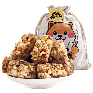 成都特产老城旧都狗屎糖花生酥零食q版狗头袋装四