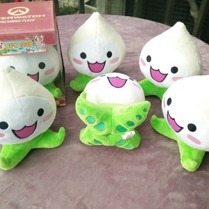 创意新洋葱小鱿公仔守望玩偶暴雪周边游戏抱枕动漫先锋毛绒玩具女