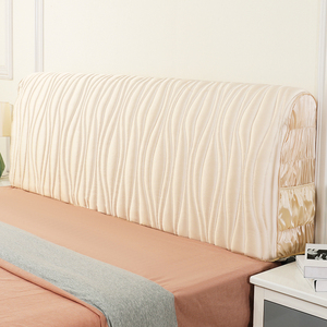 床头罩现代简约异形弹力弧形套夹棉欧式防尘保护通用全包床头套罩