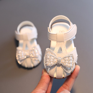 女宝宝凉鞋1一2-3岁女童公主鞋子防滑软底夏季透气幼儿婴儿学步鞋